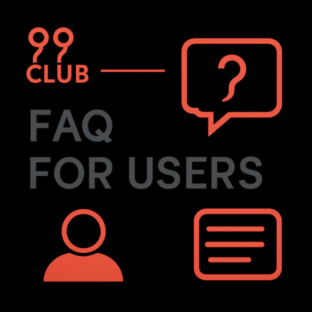 Diagram explaining installation steps for 99 Club.