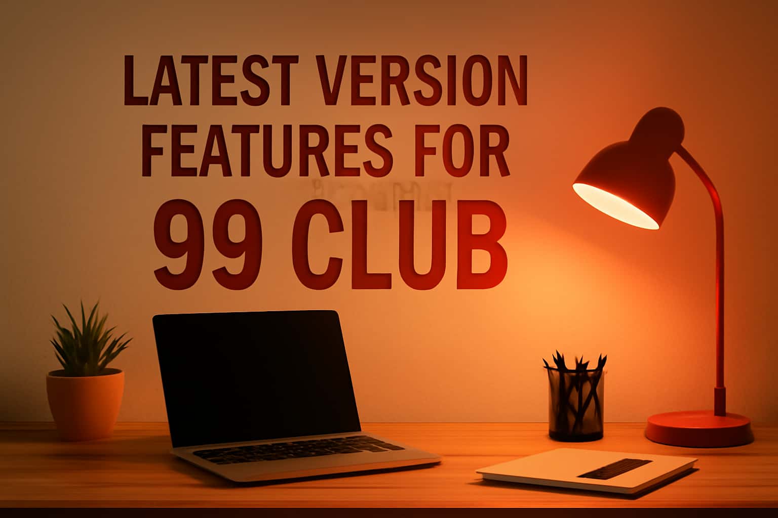 An informational layout showcasing the features of the 99 Club app.