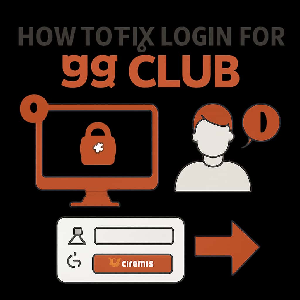 An informative illustration on troubleshooting login problems for 99 Club.