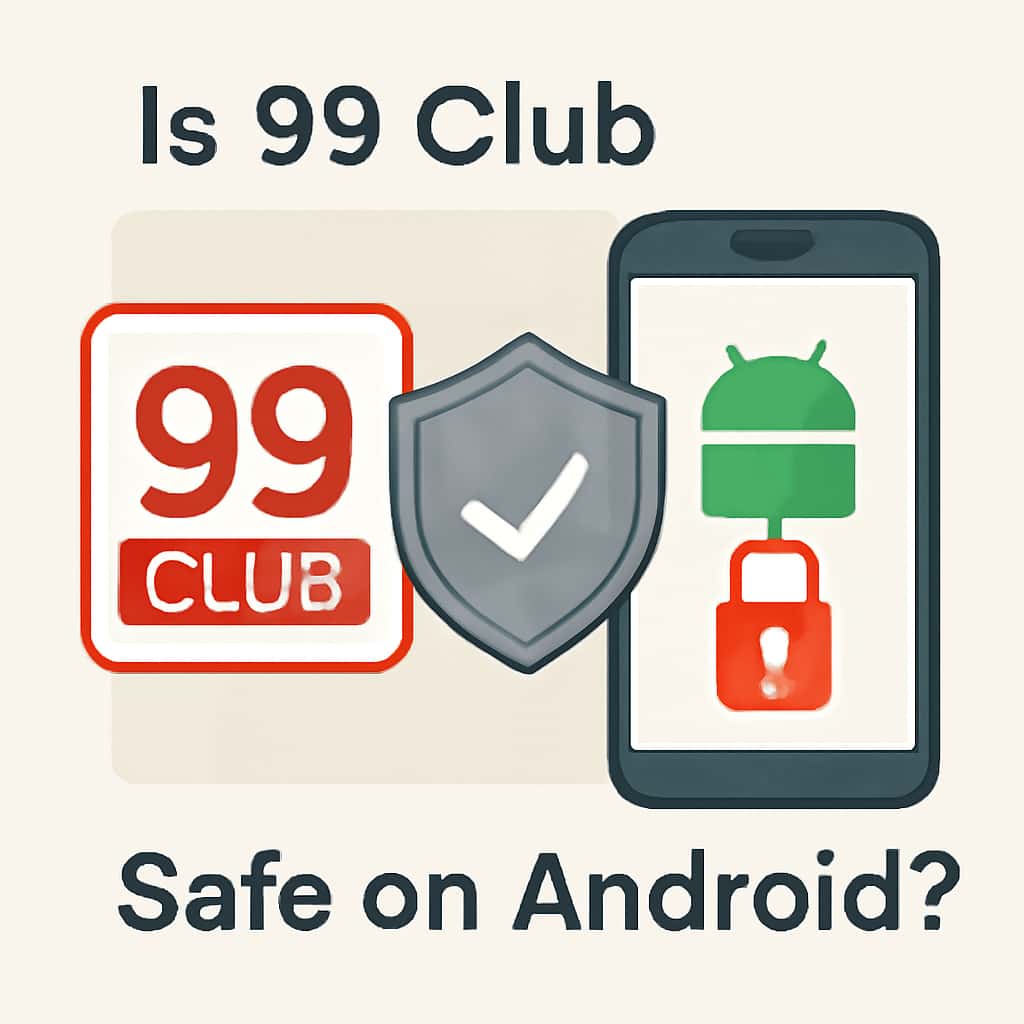 Diagram showing the safety measures in the 99 Club Android app.