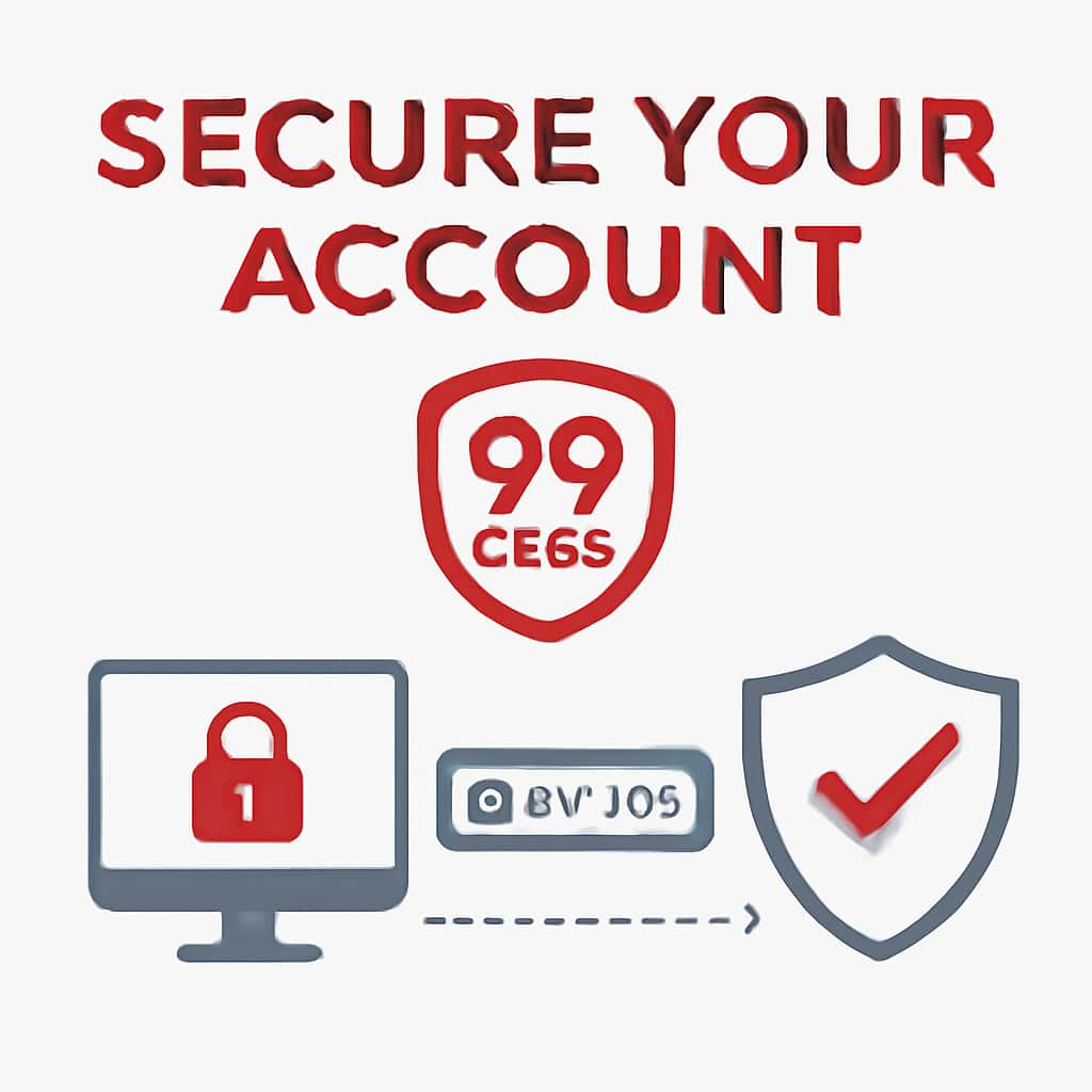 An educational diagram showcasing steps for securing a 99 Club account.